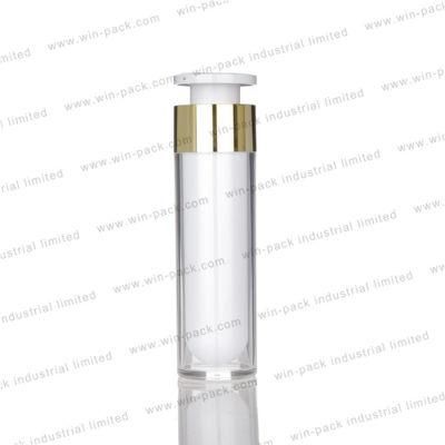 New Design Clear Empty San Airless Lotion Bottle 15ml 30ml 50ml
