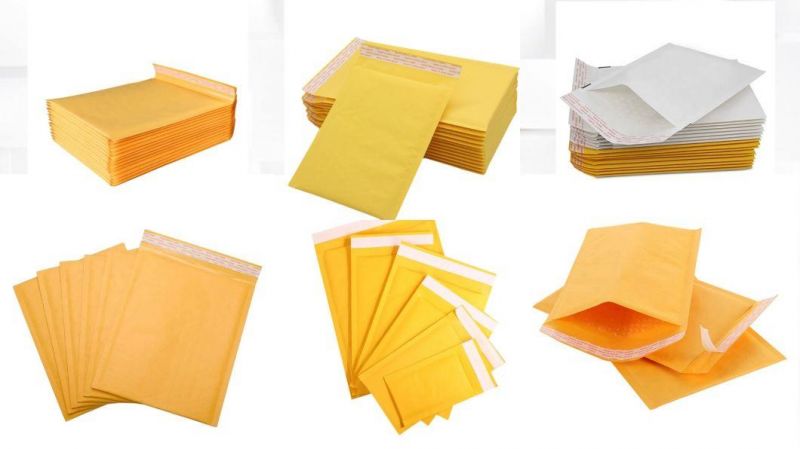 Wholesale Brown Paper Bubble Envelope Bestselling Self Adhesive Shock Resistance Kraft Bubble Mailers with Logo Printing