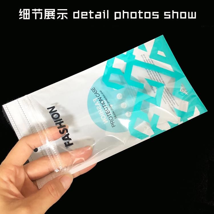 Waterproof Plastic Phone Case Mylar Resealable Packaging Ziplock Bag