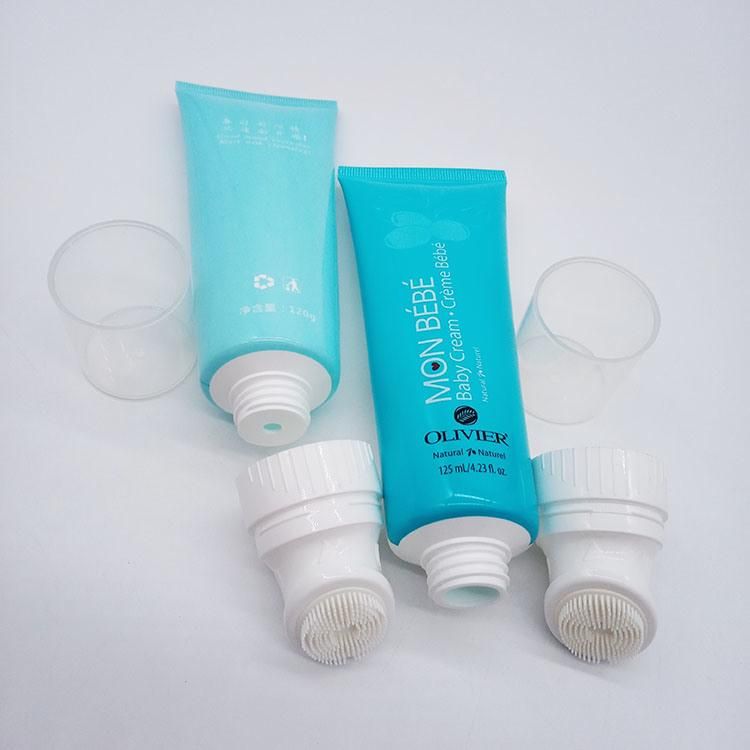 Empty Squeeze Silicone Brush Tubes for Cosmetic Plastic Packaging