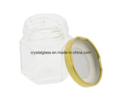 Mini Glass Jars with Gold Lids