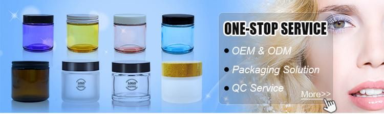 50ml 100ml 120ml 150ml 200ml 4oz Cosmetic Packaging Clear Pet Plastic Cream Jar with Plastic Lid