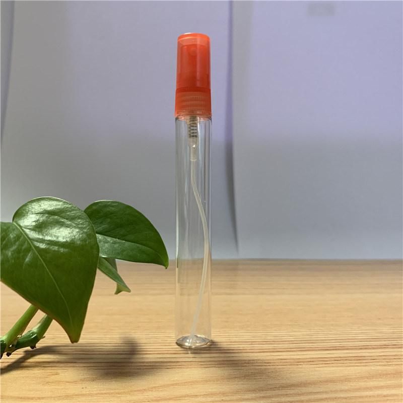 Free Shipping Samples Atomizer Spray Bottle 5ml 10ml Empty Mini Plastic Perfume Bottle with Pump Sprayer