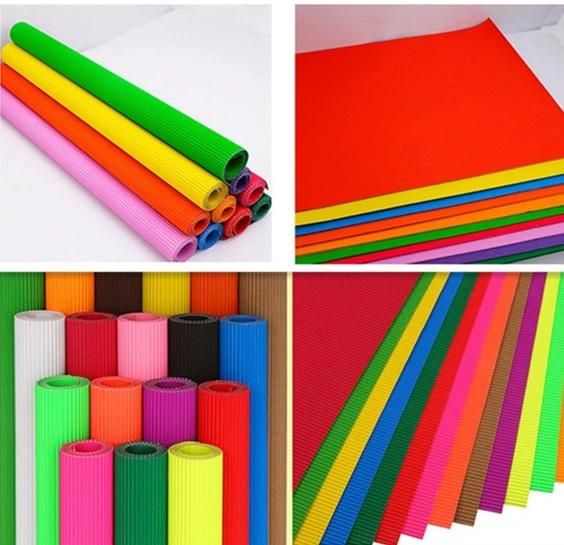 High Quality Color Corrugated Cardboard Roll and Sheet Pantong Color Printed