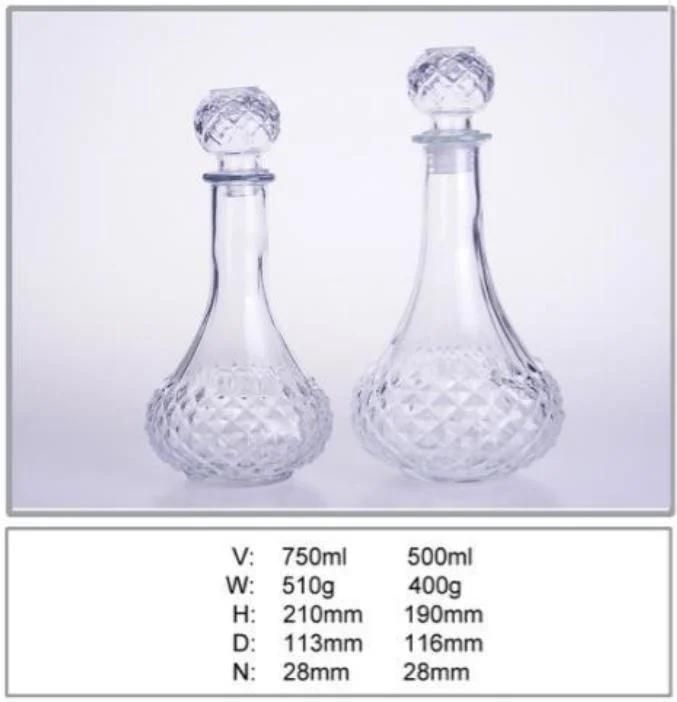 Red Wine Glass Decanter Wine Glass Container with Sealed Cap