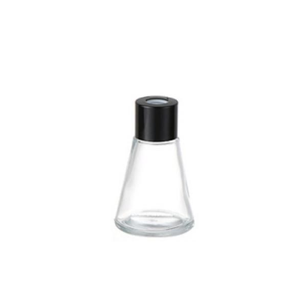 Taper Shape Decorative Perfume Aroma Diffuser Glass Bottle with Wooden Cap
