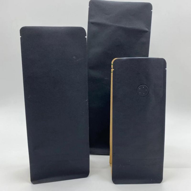 2lb Quad Seal Flat Bottom Bag with Zipper