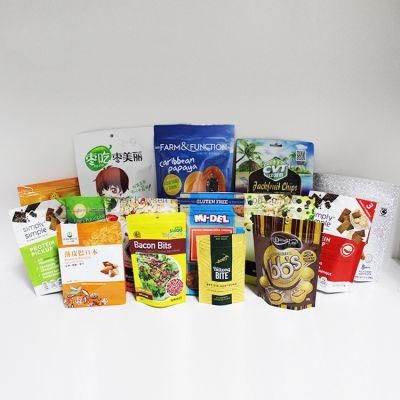 Reusable Zipper Stand up Pouch Dry Fruit Food Packaging Bags