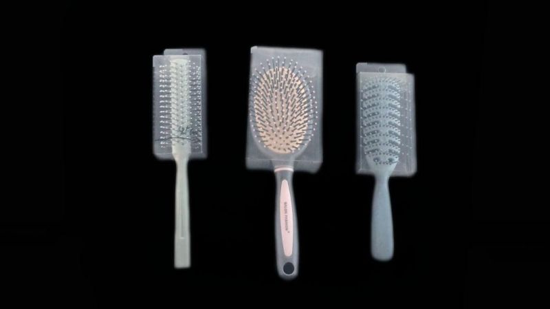 Customized Clear Plastic Box Folding Packaging For Comb