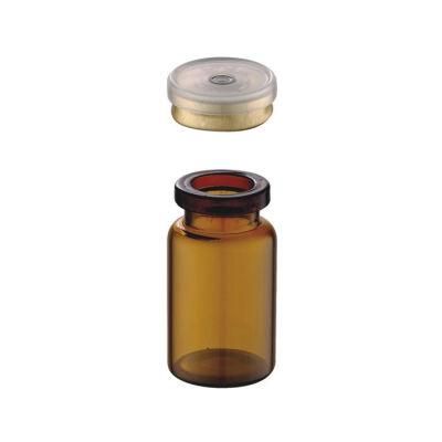 Amber Tube Glass Vial with Black Top Dropper Small Glass Tube Medical