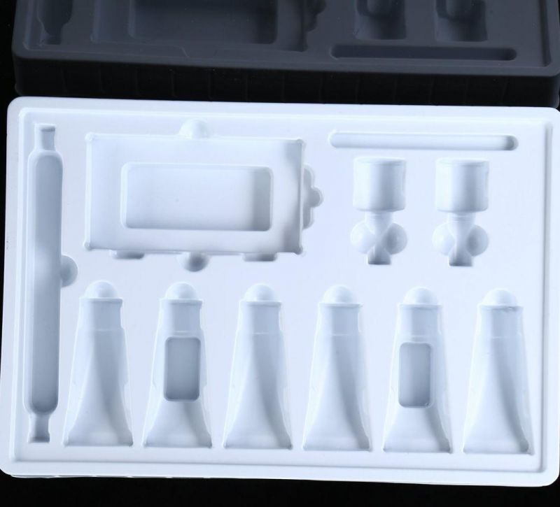 Customized High Quality White PS Cosmetic Packaging Tray