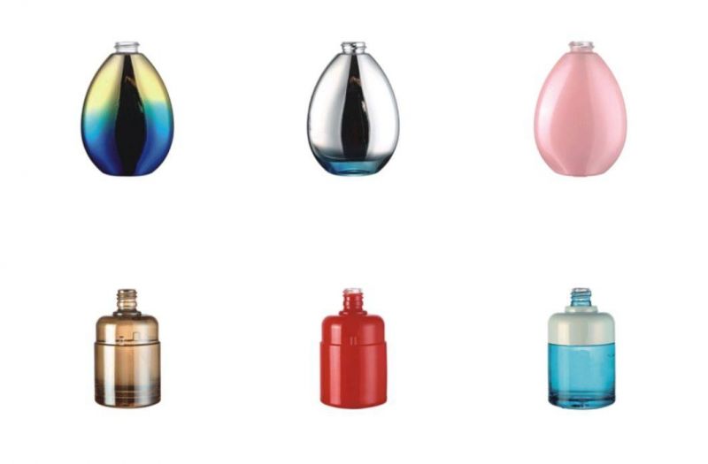 Custom Round Empty Clear Fragrance Glass Perfume Bottle 150ml Perfume Spray Glass Bottles with Cap
