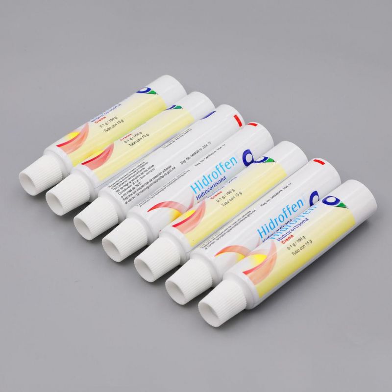 Customized 100ml Aluminum Plastic Laminated Toothpaste Tubes with Crown Cap