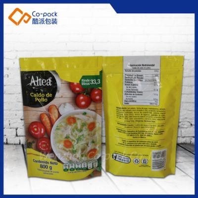 Colorful Printing Sauce Packaging Bags with Zip Lock