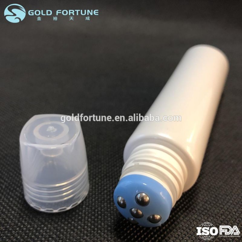 Plastic Cosmetic Tube with Massaging Applicator