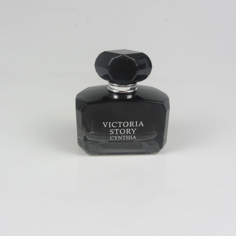 Empty Clear 100ml Round Glass Perfume Bottle Spray Bottle