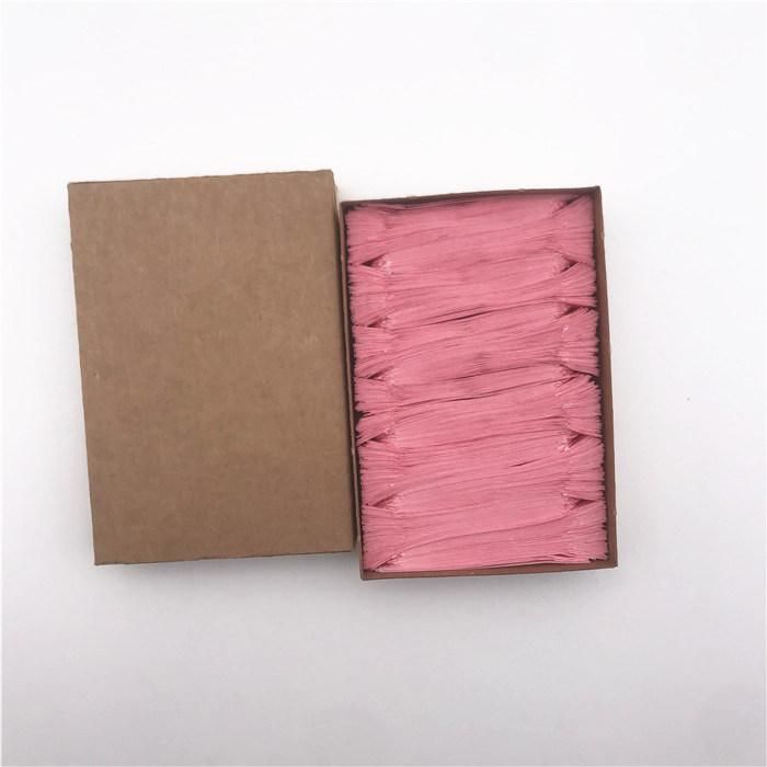 Recyclable Food Grade Pink Waxed Paper Bag for Tobacco