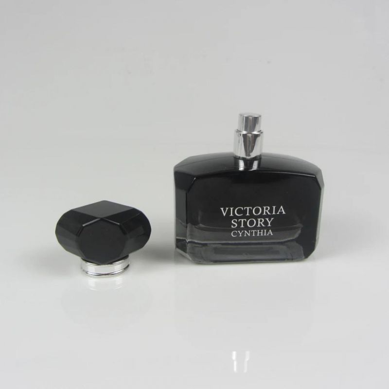 100ml Small Flat Empty Elegant Rectangular Spray Glass Bottles