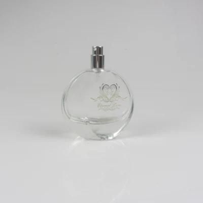 Thick Glass Bottle Luxury Perfume Oil Bottles with Cover Lid