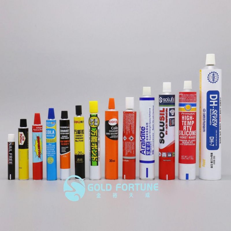 Collapsible Aluminum Tube RTV Silicone Packaging Aluminium Tube Manufacturer