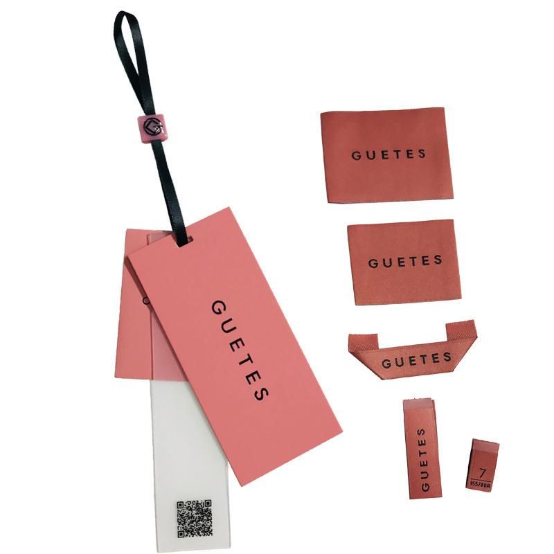High Quality 400g Cardboard Printed Garment Shirt Paper Hang Tag for Clothing