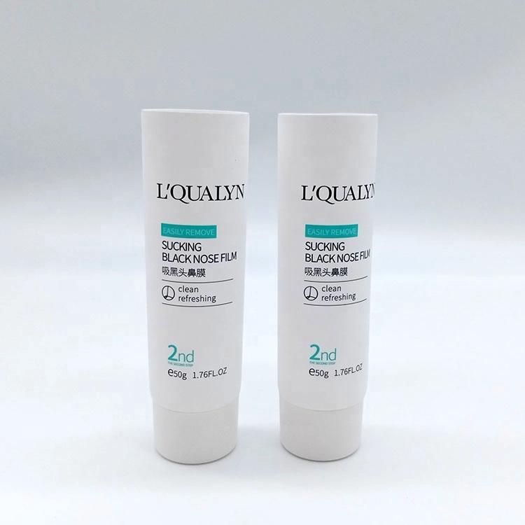 White Plastic Tube Cosmetic Packaging Matte Plastic Tube for Cream