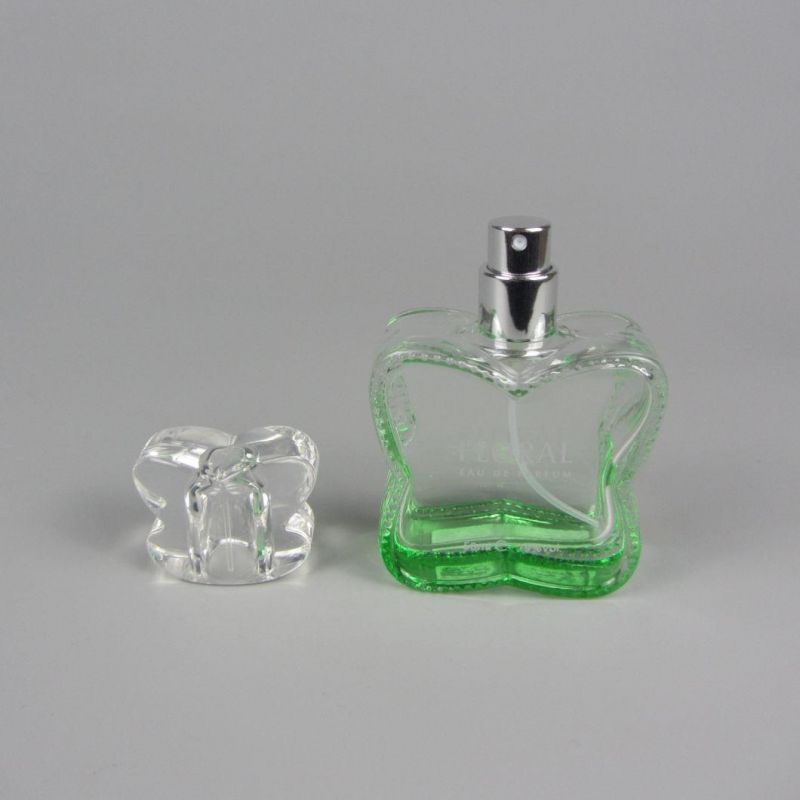 Empty Glass Perfume Spray Bottle 50ml with Printing