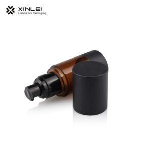 50ml Thick Round Amber Color Cosmetic Bottle with Reliable Performance