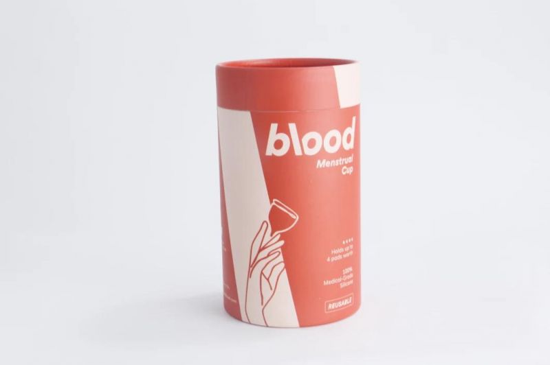 Women Sanitary Napkins Period Product Menstural Cup Packaging Tube Box
