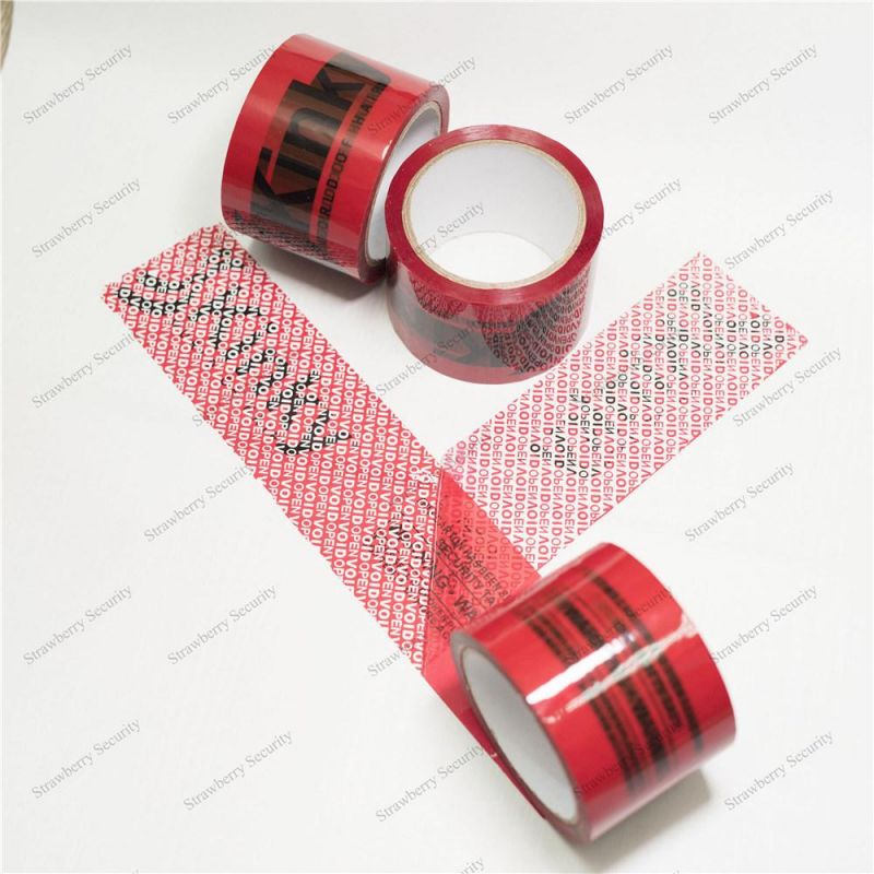 Amazon Custom Logo Packaging Color Logo Printing Security Tape for Box Packing