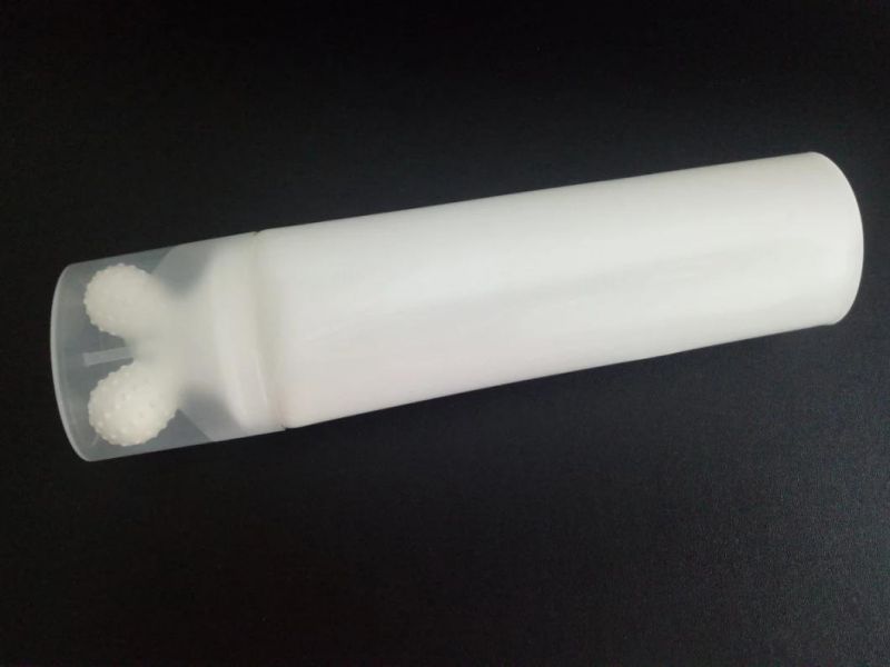 Empty Massage Applicator Stainless Steel Roll Ball Body Care Tube