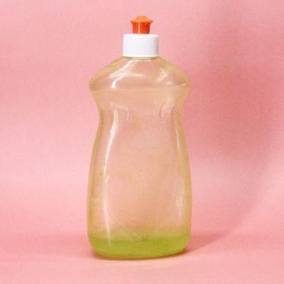 500ml Empty Pet Flat Squeeze Dishwashing Liquid Bottle