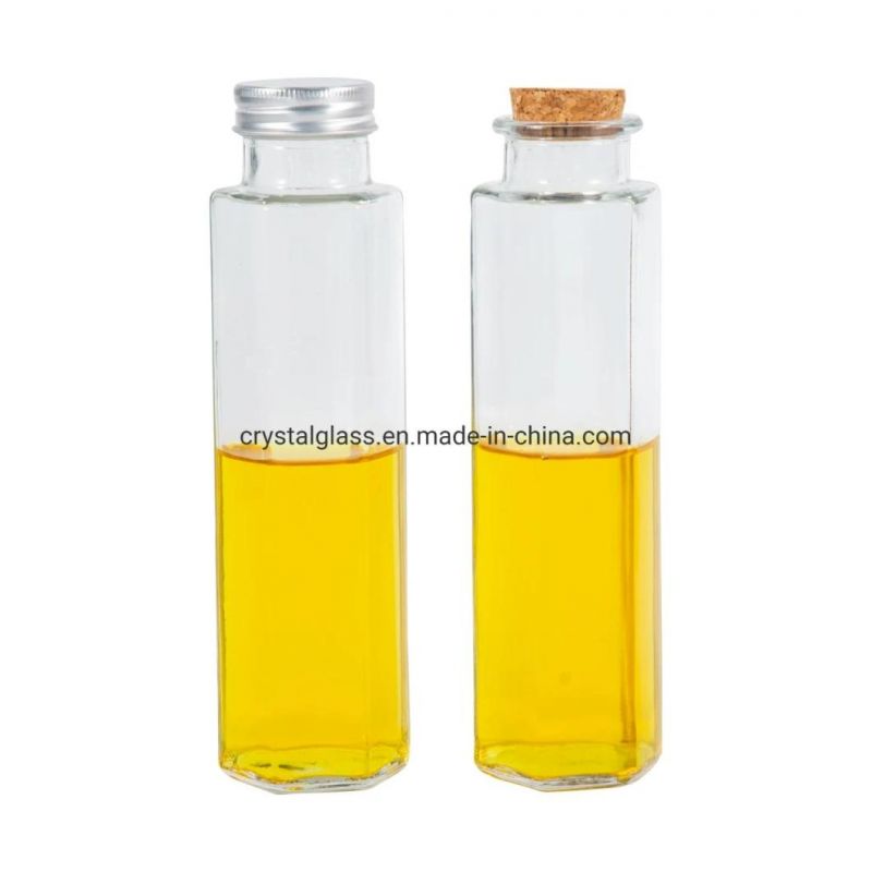 Customized Ice Tea Glass Kombucha Bottle with Cork 10oz 12oz