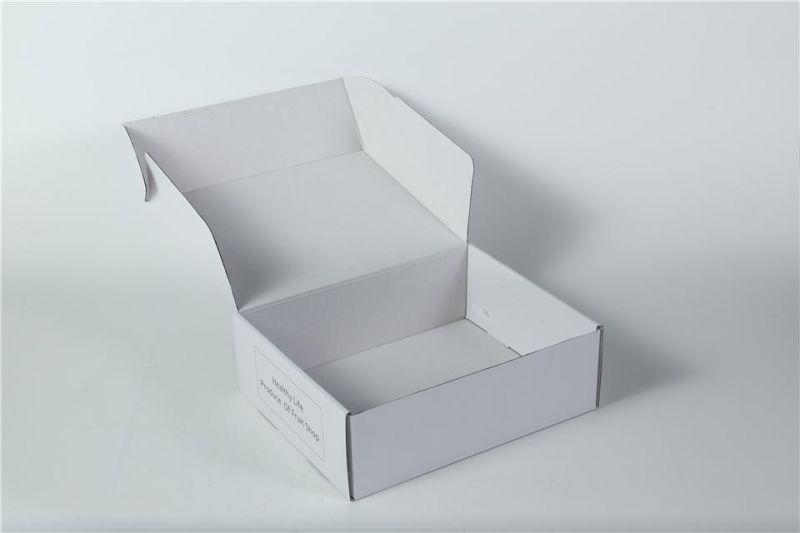 Plain Kraft Paper Cartons Corrugated Box Packaging Box