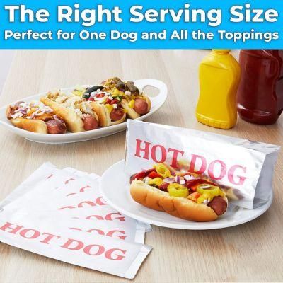 Kraft Pap Foil Lined Lunch Food Packagings Bag