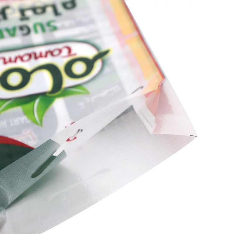 Eco Friendly China Polypropylene Fabric Plastic Packaging 25kg 50kg 100kg PP Woven Raffia Grain Maize Soybean Peanut Salt Sugar Wheat Flour Bag