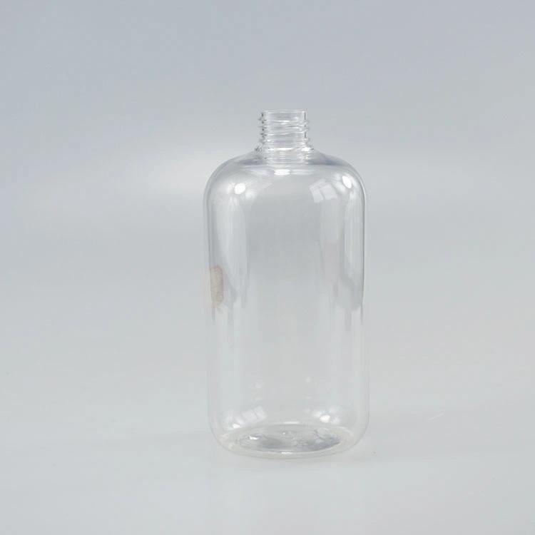 24-410 Pet Bottle 500 Ml Lotion Bottle with Pump Clear Plastic Bottle