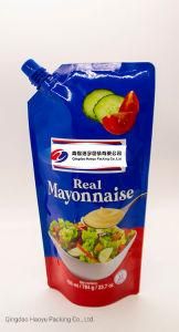 Filling Capping Sealing Food Packaging Plastic Liquid Food Stand up Packaging Bag