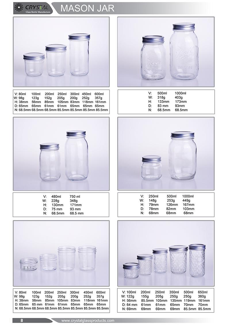 450ml Wide Mouth Glass Drink Bottle with Plastic Cap
