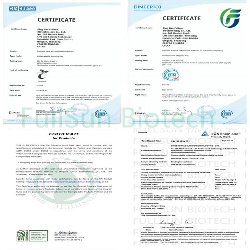 Biodegradable Food Bag Freezer Sealed Compound Packaging Plastic Bag