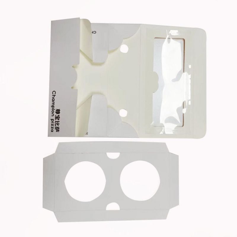 Facotry Cusmetic Aluminum PE Transparent Window Foldable for Eggcake Box
