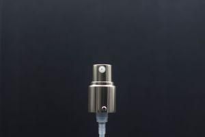 Gold Electroplating Cosmetic Bottle Packaging External Spring Lotion Dispenser Pump