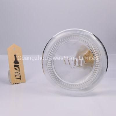 Wholesale Conical Transparent Glass Wine Bottle with Corks