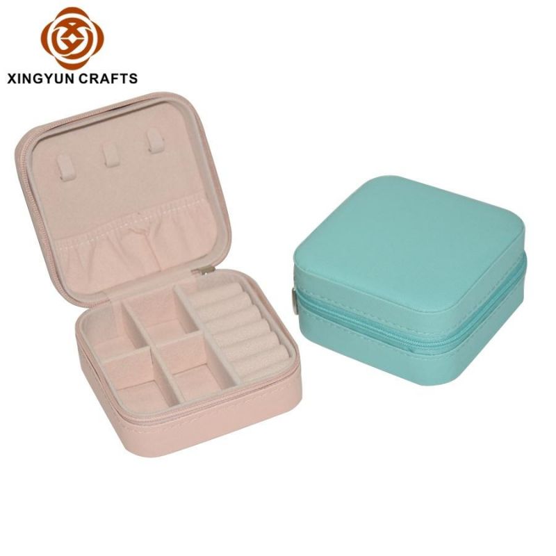 Custom High Quality Black Leather Window Bracelet Watch Packaging Box
