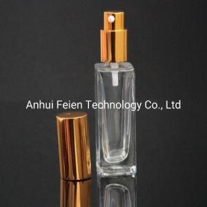 50ml 100ml Clear Lotion Spray Square Glass Bottle with Fine Mist Pump Sprayer&Nbsp;