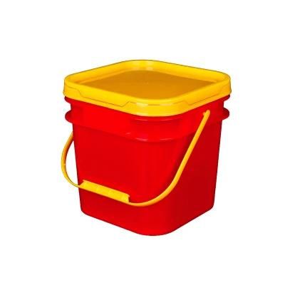 Un Certified Multicolor Free Sample Customized Durable Plastic Open Head Pails