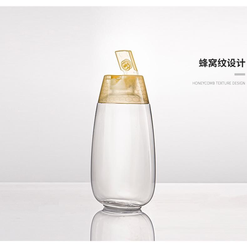 500g 16oz Plastic Squeeze Honey Syrup Bottle with Silicon Valve