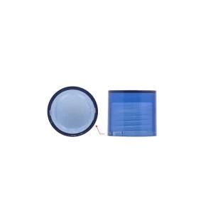 Blue 24mm Transparent Colors Plastic Packaging Cosmetic Bottle Screw Cap