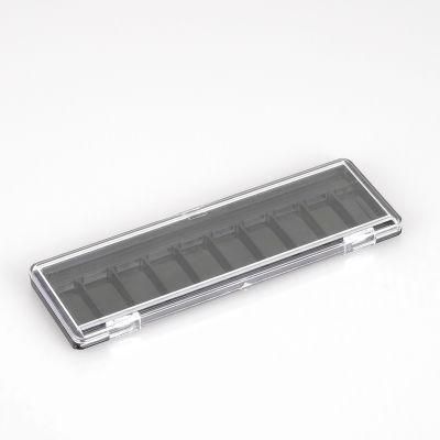 Wholesale 10 Hole Delicate Simple Multi - Color Eye Shadow Palette Case for Makeup Packaging