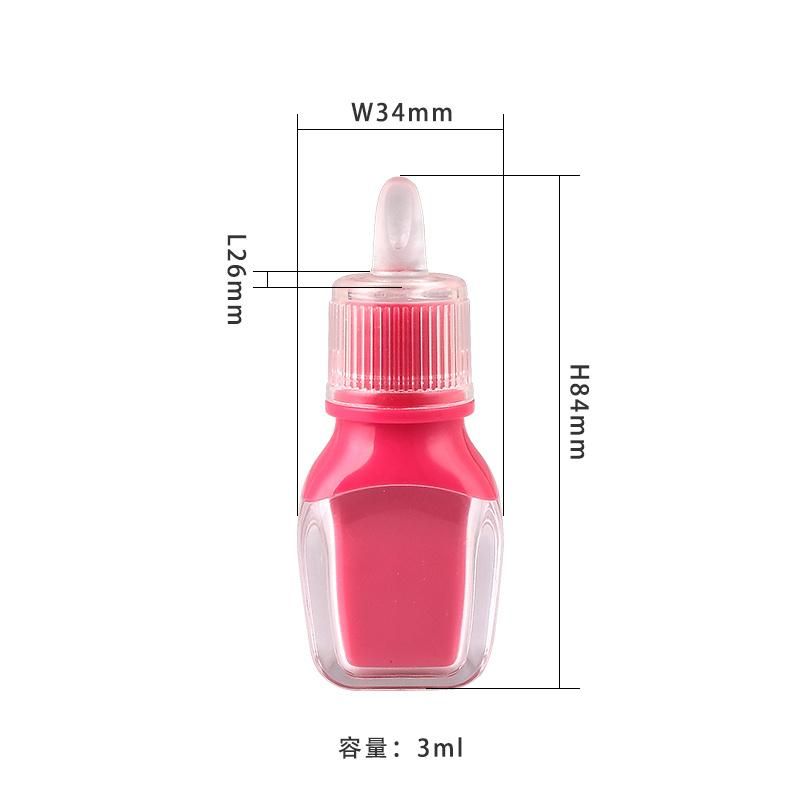 in Stock Ready to Ship 3ml Wholesale Cosmetic Packaging Empty Plastic Lip Gloss Tube Packaging Tubes